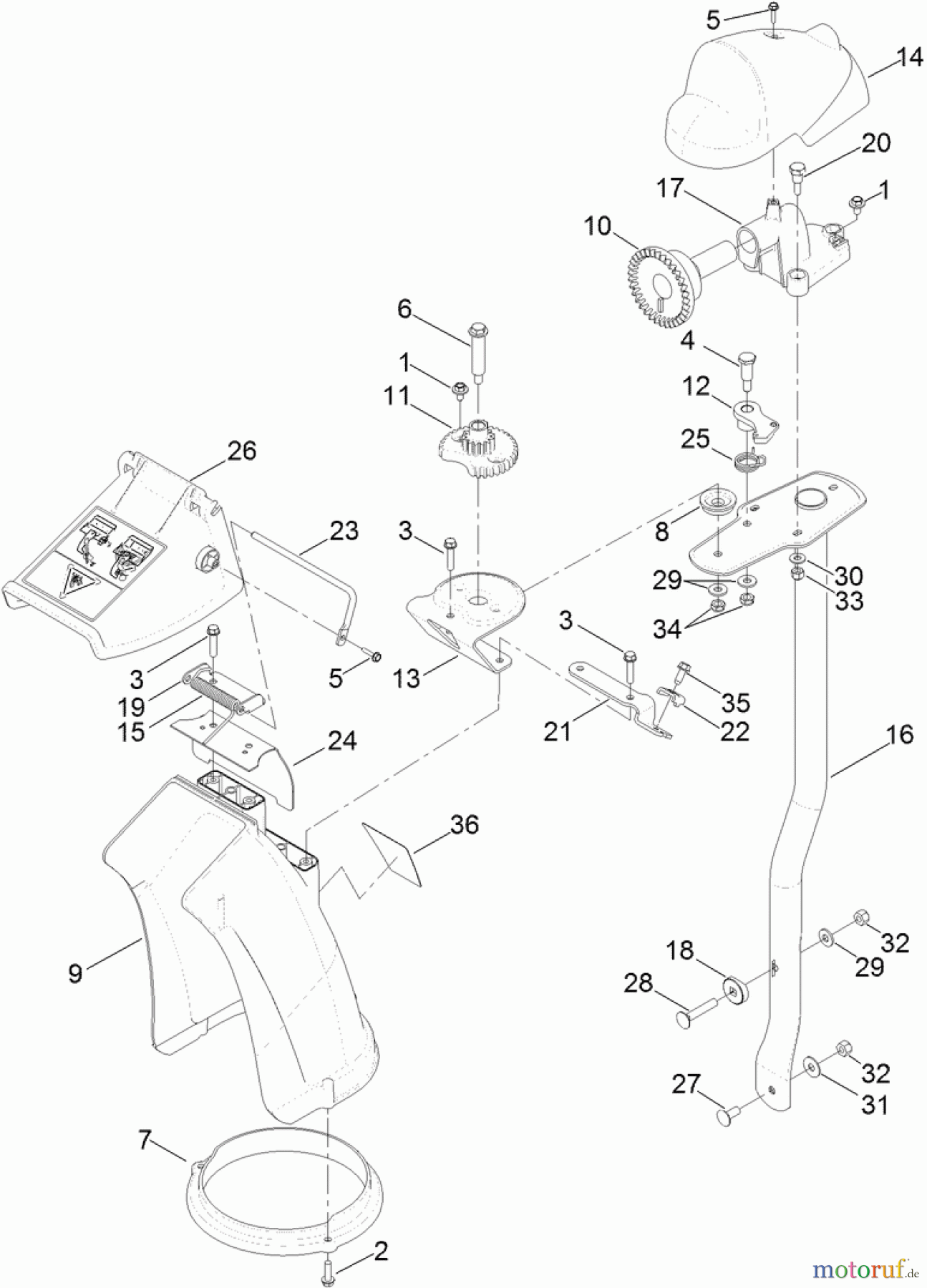 Toro Neu Snow Blowers/Snow Throwers Seite 2 38680 (1128 OXE) - Toro Power Max Heavy Duty 1128 OXE Snowthrower, 2013 (SN 313000001-313999999) CHUTE ASSEMBLY