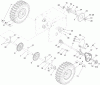Toro 38680 (1128 OXE) - Power Max Heavy Duty 1128 OXE Snowthrower, 2013 (SN 313000001-313999999) Ersatzteile WHEEL CLUTCH ASSEMBLY