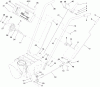 Toro 38818 (722 E) - 722 E Power Throw Snowthrower, 2012 (SN 312000001-312999999) Ersatzteile HANDLE AND CONTROL ASSEMBLY