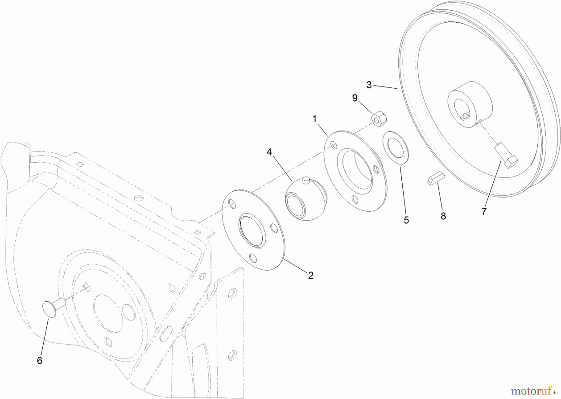 Toro Neu Snow Blowers/Snow Throwers Seite 2 38824 (1028 OXE) - Toro Power Max Heavy Duty 1028 OXE Snowthrower, 2013 (SN 313000001-313999999) IMPELLER ASSEMBLY