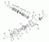Toro 4-2632 (626) - 626 Snowthrower, 1968 Ersatzteile PARTS LIST 7487 GEAR BOX - ROTOR DRIVE