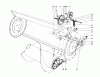 Toro 59136 - 36" Snowthrower, 1980 (0000001-0999999) Ersatzteile IDLER & COUNTERSHAFT ASSEMBLY
