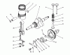 Toro 62027 (T2500D) - Generator, T2500D, 1984 (4000001-4999999) Ersatzteile CRANKSHAFT & CAMSHAFT