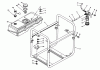 Toro 62027 (T2500D) - Generator, T2500D, 1984 (4000001-4999999) Ersatzteile FUEL TANK & FRAME ASSEMBLY