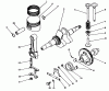 Toro 62030 (T3000) - Generator, T3000, 1983 (3000001-3999999) Ersatzteile CRANKSHAFT & CAMSHAFT ASSEMBLY