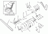 Toro 79262 - 42" Snowthrower, 260 Series Yard Tractors, 1994 (4900001-4999999) Ersatzteile AUGER ASSEMBLY