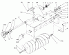 Toro 79263 - 42" Snowthrower, 260 Series Lawn and Garden Tractors, 1999 (9900001-9999999) Ersatzteile AUGER ASSEMBLY