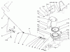 Toro 79263 - 42" Snowthrower, 260 Series Lawn and Garden Tractors, 1999 (9900001-9999999) Ersatzteile CHUTE ASSEMBLY