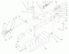 Toro 79263 - 42" Snowthrower, 260 Series Lawn and Garden Tractors, 2000 (200000001-200999999) Ersatzteile AUGER ASSEMBLY
