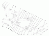 Toro 79263 - 42" Snowthrower, 260 Series Lawn and Garden Tractors, 2001 (210000001-210999999) Ersatzteile PULLEY AND HITCH ASSEMBLY