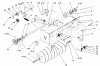 Toro 79360 - 42" Snowthrower, 300 Series Garden Tractors, 1997 (7900001-7999999) Ersatzteile AUGER