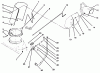 Toro 79361 - 44" Two-Stage Snowthrower, 300 Series Garden Tractors, 1994 (4900001-4999999) Ersatzteile CHUTE ASSEMBLY