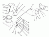 Toro 79361 - 44" Two-Stage Snowthrower, 300 Series Garden Tractors, 1995 (5900001-5999999) Ersatzteile CHUTE ASSEMBLY