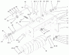 Toro 79362 - 42" Snowthrower, 300 Series Garden Tractors, 2005 (250000001-250999999) Ersatzteile AUGER AND DRIVE ASSEMBLY