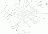 Toro 79362 - 42" Snowthrower, 300 Series Garden Tractors, 2005 (250000001-250999999) Ersatzteile HOUSING AND ATTACHMENT ASSEMBLY