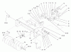 Toro 79365 - 42" Single-Stage Snowthrower, 5xi Garden Tractors, 1998 (8900001-8999999) Ersatzteile AUGER & DRIVE ASSEMBLY
