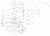 Toro 79365 - 42" Single-Stage Snowthrower, 5xi Garden Tractors, 2000 (200000001-200999999) Ersatzteile CHUTE AND ROTATION ASSEMBLY