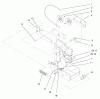 Toro 79366 - 44" Two-Stage Snowthrower, 5xi Garden Tractor, 2000 (200000001-200999999) Ersatzteile PULLY BOX ASSEMBLY