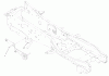 Toro 79366 - 44" Two-Stage Snowthrower, 5xi Garden Tractor, 2001 (210000001-210999999) Ersatzteile MOUNTING ASSEMBLY