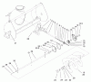 Toro 79366 - 44" Two-Stage Snowthrower, 5xi Garden Tractor, 2001 (210000001-210999999) Ersatzteile WORM GEAR ASSEMBLY