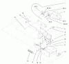 Toro 79366 - 44" Two-Stage Snowthrower, 5xi Garden Tractor, 2004 (240000001-240999999) Ersatzteile PULLEY BOX ASSEMBLY