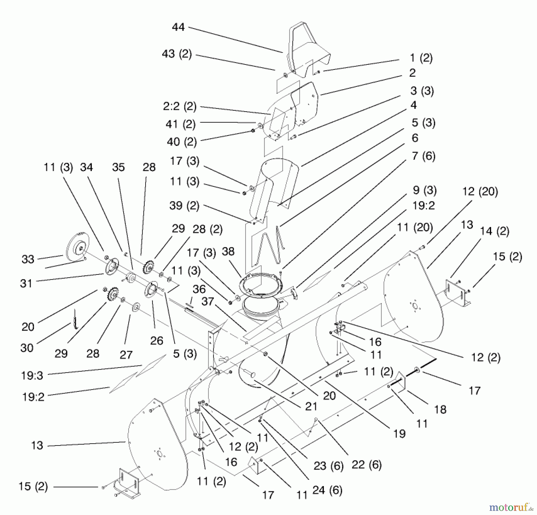 Toro Neu Snow Blowers/Snow Throwers Seite 2 79366 - Toro 44