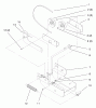 Toro 79366 - 44" Two-Stage Snowthrower, 5xi Garden Tractors, 1998 (8900501-8999999) Ersatzteile PULLEY BOX ASSEMBLY