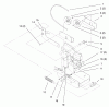 Toro 79366 - 44" Two-Stage Snowthrower, 5xi Garden Tractors, 1999 (9900001-9999999) Ersatzteile PULLEY BOX ASSEMBLY