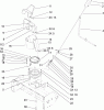 Toro 79483 - 42" Single-Stage Snowthrower, XT Series Garden Tractors, 2004 (240000001-240999999) Ersatzteile CHUTE AND ROTATION SYSTEM ASSEMBLY