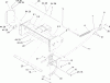 Toro 79483 - 42" Single-Stage Snowthrower, XT Series Garden Tractors, 2004 (240000001-240999999) Ersatzteile HOUSING AND ATTACHMENT SYSTEM ASSEMBLY