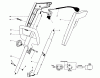 Toro 51750 - Power Hoe, 1984 (4000001-4999999) Ersatzteile HANDLE ASSEMBLY