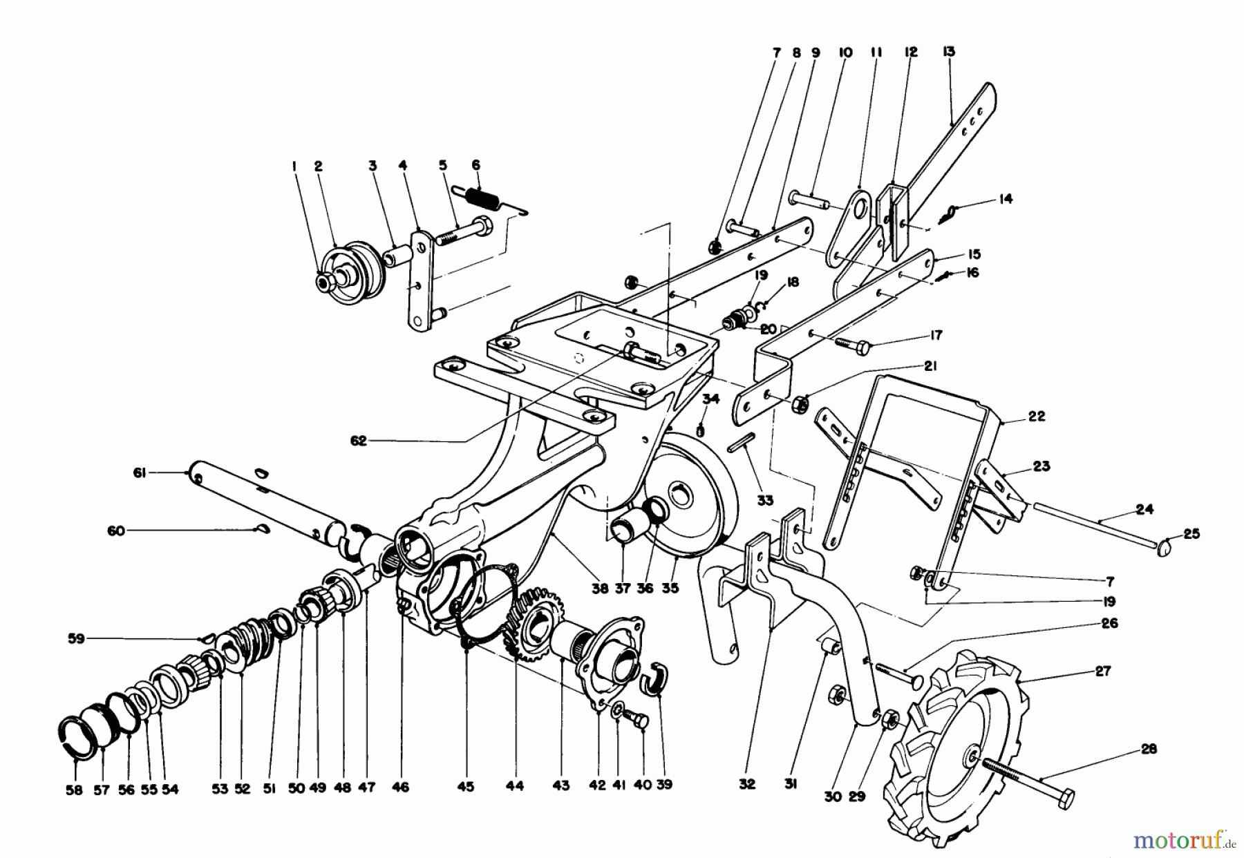  Toro Neu Tillers/Cultivators 58007 - Toro 20