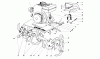 Toro 58007 - 20" Tiller, 1982 (2000001-2999999) Ersatzteile TINE AND ENGINE ASSEMBLY