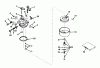 Toro 58015 - 26" Tiller, 1975 (5000001-5999999) Ersatzteile CARBURETOR NO. 631070A