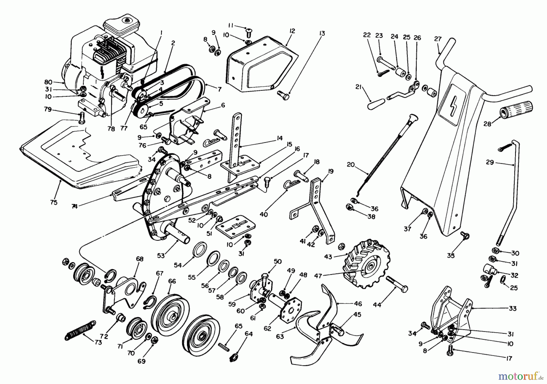 Toro Neu Tillers/Cultivators 58070 - Toro 26