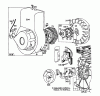 Toro 58125 - 26" Tiller, 1974 (4000001-4999999) Ersatzteile REWIND STARTER ASSEMBLY