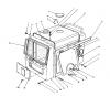 Toro 62040 (T4000D) - Generator, T4000D, 1985 (5000001-5999999) Ersatzteile ENGINE COVER ASSEMBLY