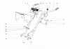 Toro 58215 - 26" Tiller, 1973 (3000001-3999999) Ersatzteile HANDLE ASSEMBLY