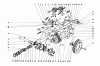Toro 58220 - 26" Tiller, 1974 (4000001-4999999) Ersatzteile CHASSIS ASSEMBLY (MODELS 58220 & 58231)