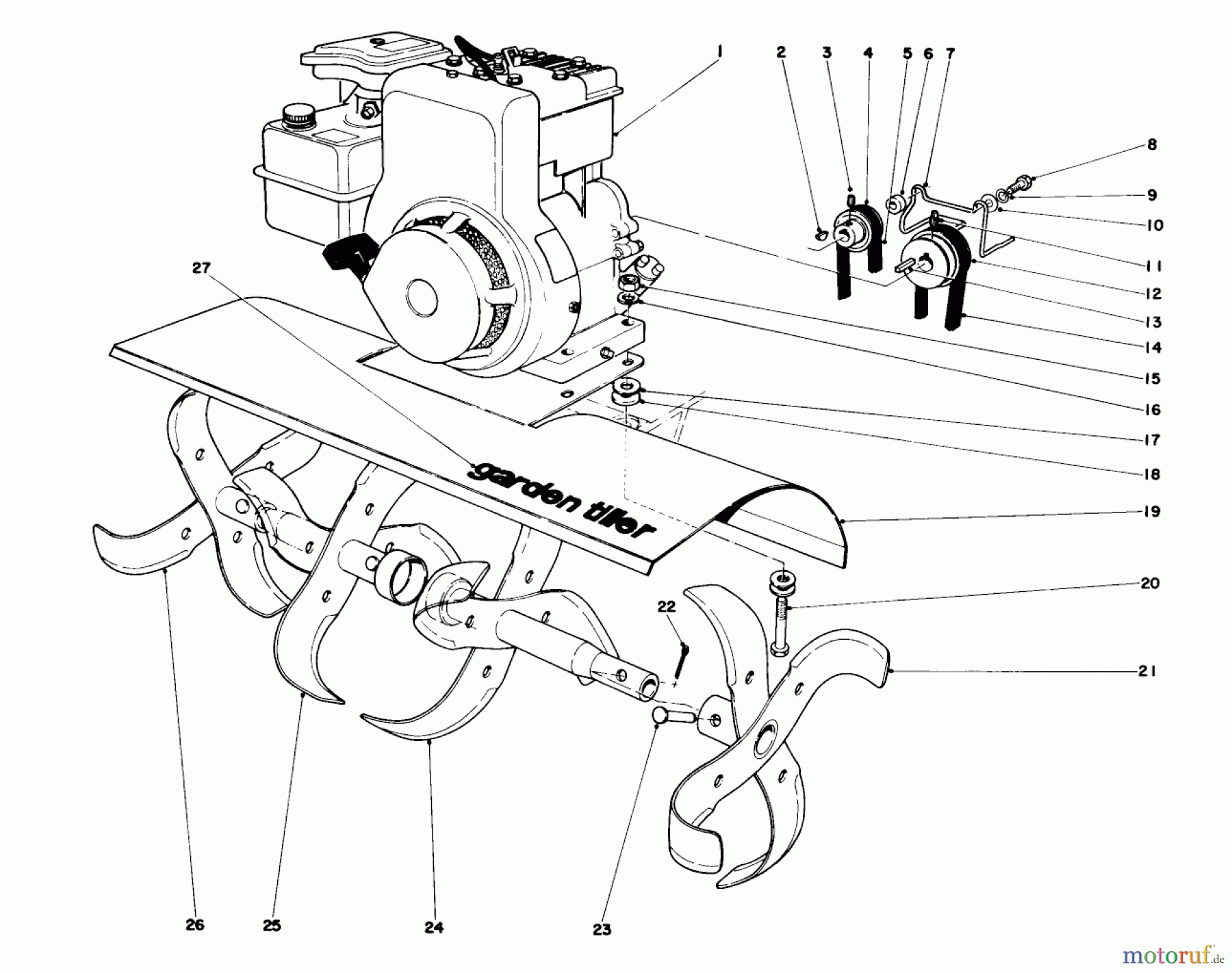 Toro Neu Tillers/Cultivators 58220 - Toro 26