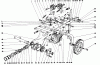 Toro 58235 - 26" Tiller, 1975 (5000001-5999999) Ersatzteile CHASSIS ASSEMBLY