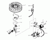 Toro 58235 - 26" Tiller, 1975 (5000001-5999999) Ersatzteile MAGNETO NO. 610862