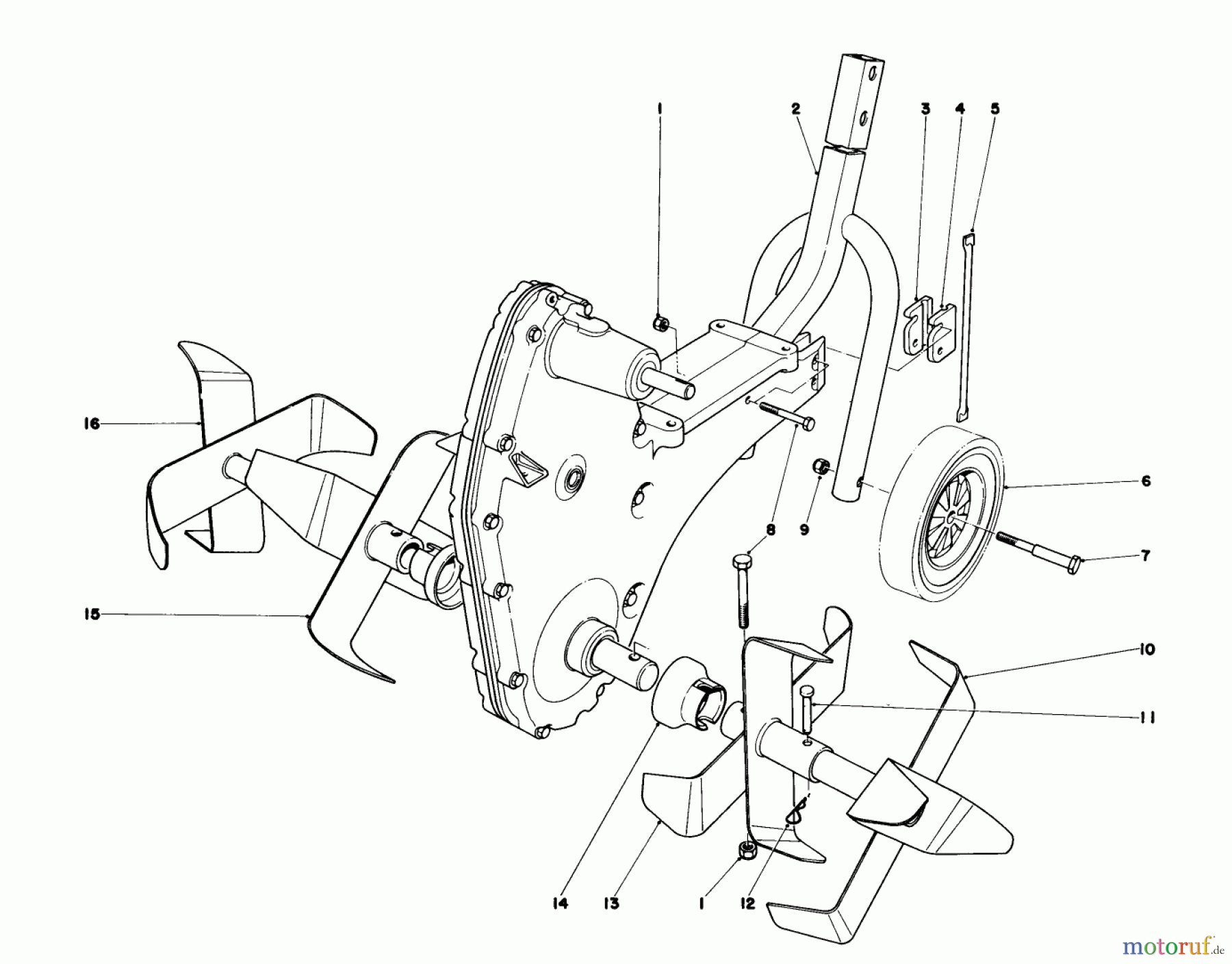  Toro Neu Tillers/Cultivators 58336 - Toro 22