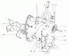 Toro 58307 - 22" Tiller, 1978 (8000001-8999999) Ersatzteile CHAIN CASE AND TINE ASSEMBLY MODEL 58307