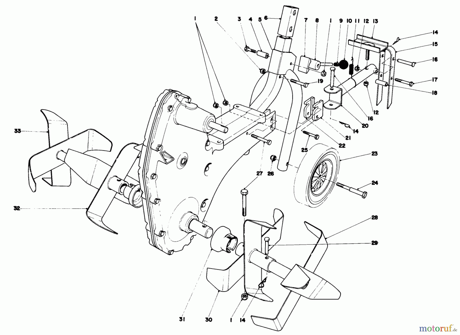  Toro Neu Tillers/Cultivators 58307 - Toro 22