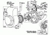 Toro 58307 - 22" Tiller, 1978 (8000001-8999999) Ersatzteile ENGINE BRIGGS & STRATTON MODEL 60102-0378-01 2 H.P. TILLER MODEL 58307 #2