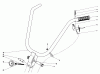 Toro 58307 - 22" Tiller, 1978 (8000001-8999999) Ersatzteile HANDLE ASSEMBLY MODEL 58307 & 58336