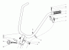 Toro 58336 - 22" Tiller, 1981 (1000001-1999999) Ersatzteile HANDLE ASSEMBLY