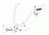Toro 58336 - 22" Tiller, 1982 (2000001-2999999) Ersatzteile HANDLE ASSEMBLY