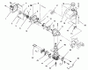 Toro 58356 - Garden Cultivator, 1996 (69000001-69999999) Ersatzteile CARBURETOR, CYLINDER, CRANKCASE & FUEL TANK ASSEMBLIES